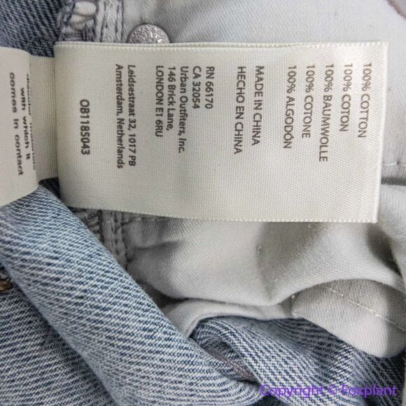 NEW Free People We the Free curvy straight  jeans button fly, women's size 30‎ - Picture 13 of 14